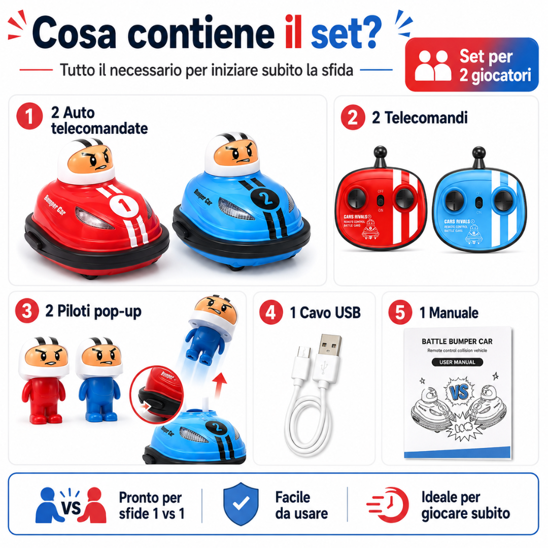 Auto da Scontro Telecomandate